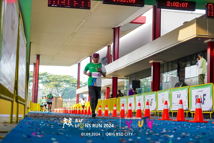 Race photo from BAF LIONS RUN 2024