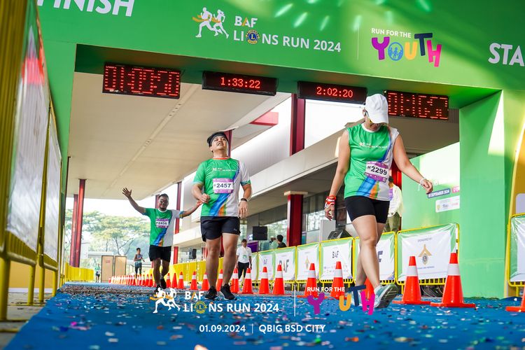 Race photo from BAF LIONS RUN 2024