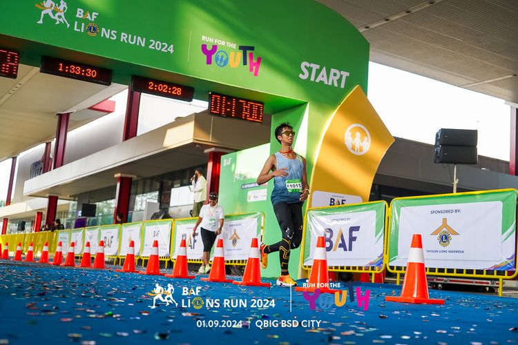 Race photo from BAF LIONS RUN 2024