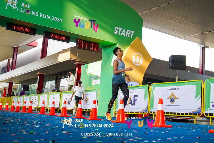 Race photo from BAF LIONS RUN 2024