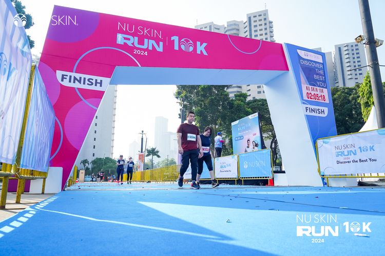 Race photo from Nu Skin Run 10K