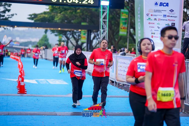 Race photo from CISANGKAN KBP CITY RUN 2025