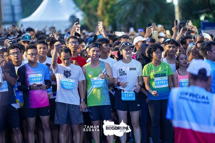 Race photo from Taman Budaya x BOGORUN 2025