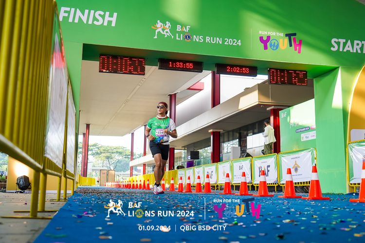 Race photo from BAF LIONS RUN 2024