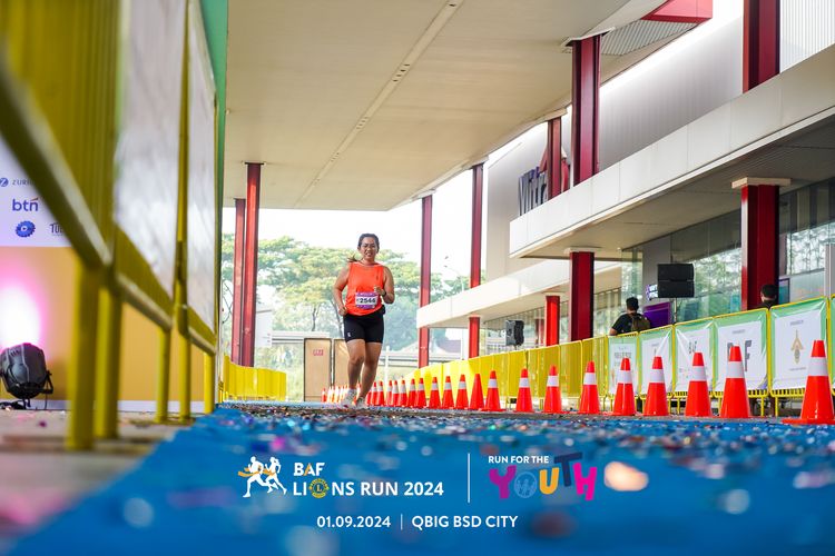 Race photo from BAF LIONS RUN 2024