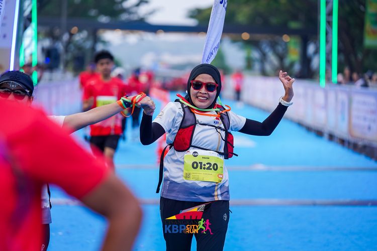 Race photo from CISANGKAN KBP CITY RUN 2025