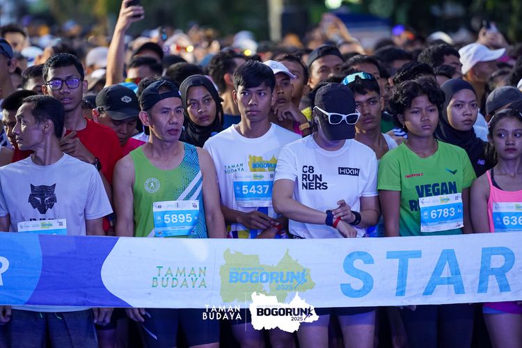 Race photo from Taman Budaya x BOGORUN 2025