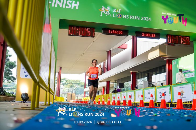 Race photo from BAF LIONS RUN 2024