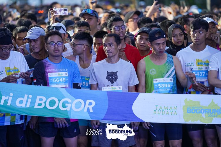 Race photo from Taman Budaya x BOGORUN 2025
