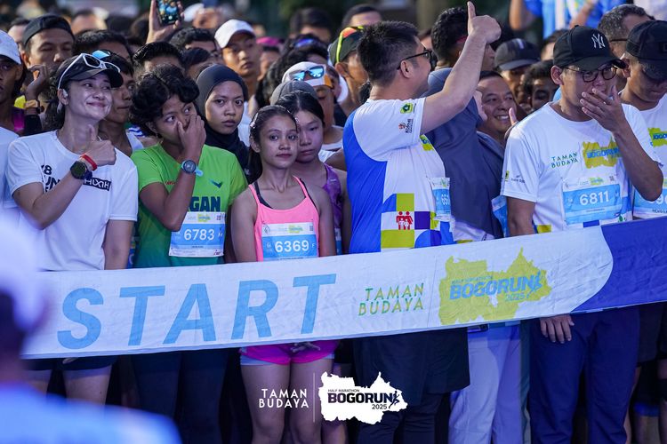 Race photo from Taman Budaya x BOGORUN 2025