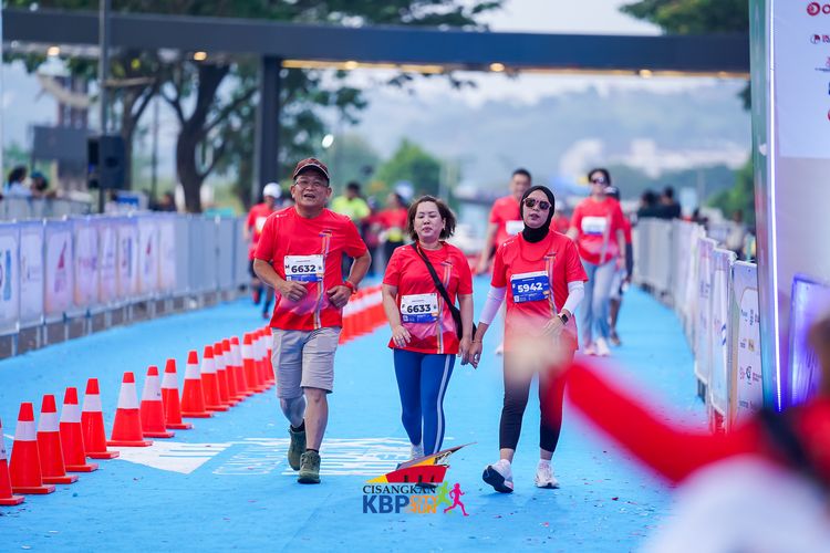 Race photo from CISANGKAN KBP CITY RUN 2025