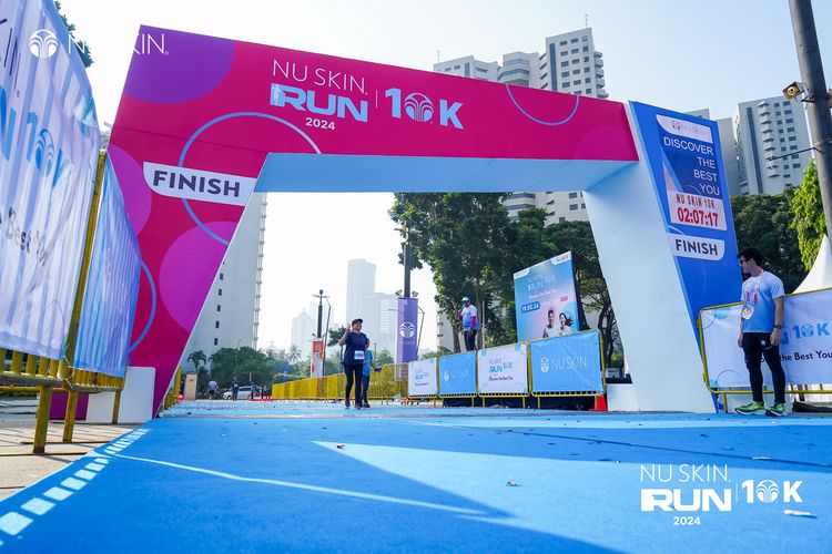 Race photo from Nu Skin Run 10K