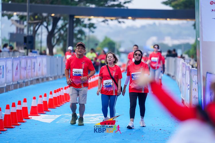 Race photo from CISANGKAN KBP CITY RUN 2025