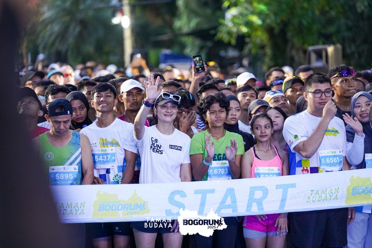 Race photo from Taman Budaya x BOGORUN 2025
