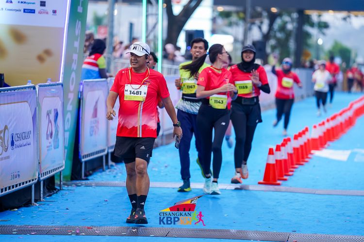 Race photo from CISANGKAN KBP CITY RUN 2025