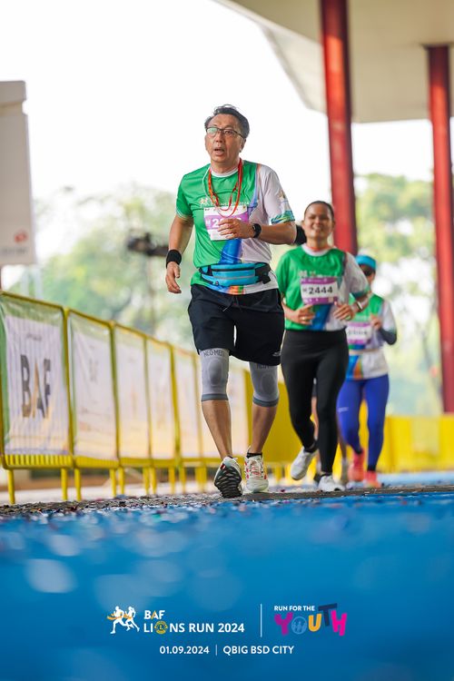 Race photo from BAF LIONS RUN 2024