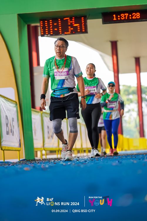 Race photo from BAF LIONS RUN 2024