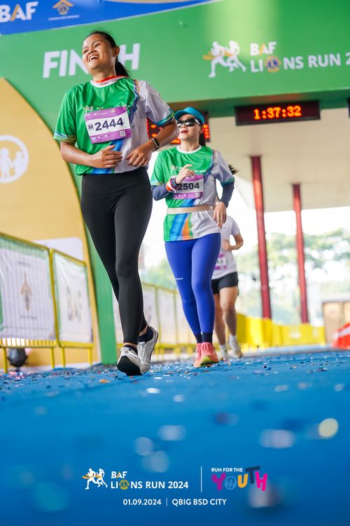 Race photo from BAF LIONS RUN 2024