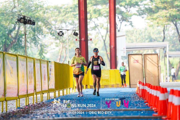 Race photo from BAF LIONS RUN 2024