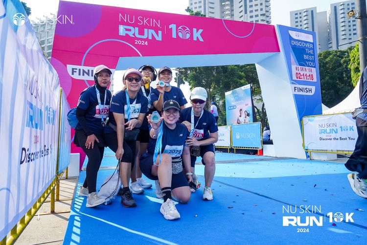 Race photo from Nu Skin Run 10K