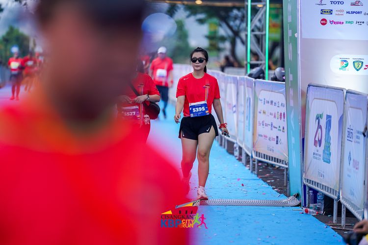 Race photo from CISANGKAN KBP CITY RUN 2025
