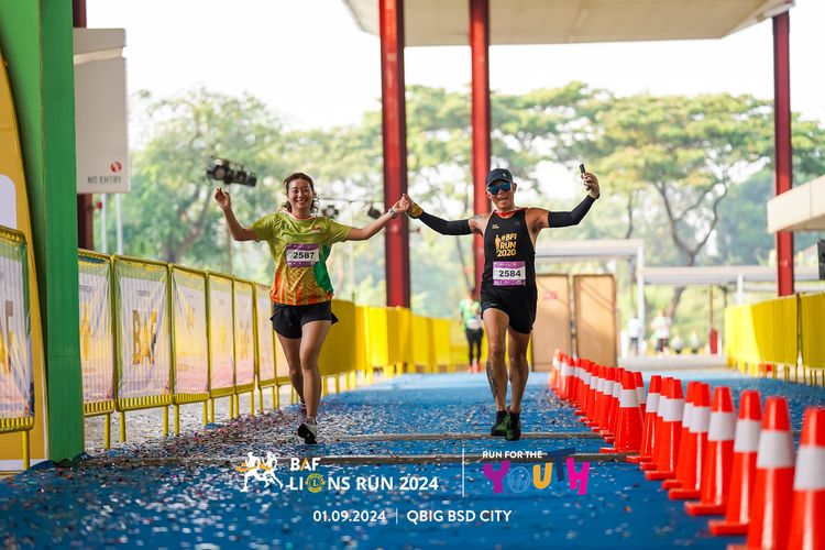 Race photo from BAF LIONS RUN 2024