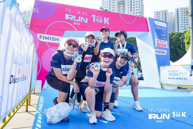 Race photo from Nu Skin Run 10K