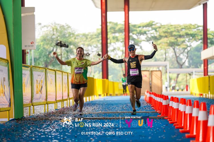 Race photo from BAF LIONS RUN 2024