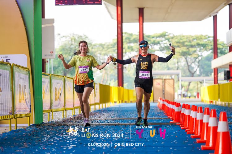 Race photo from BAF LIONS RUN 2024