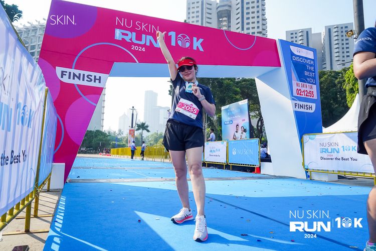 Race photo from Nu Skin Run 10K