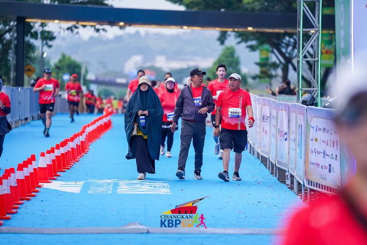Race photo from CISANGKAN KBP CITY RUN 2025