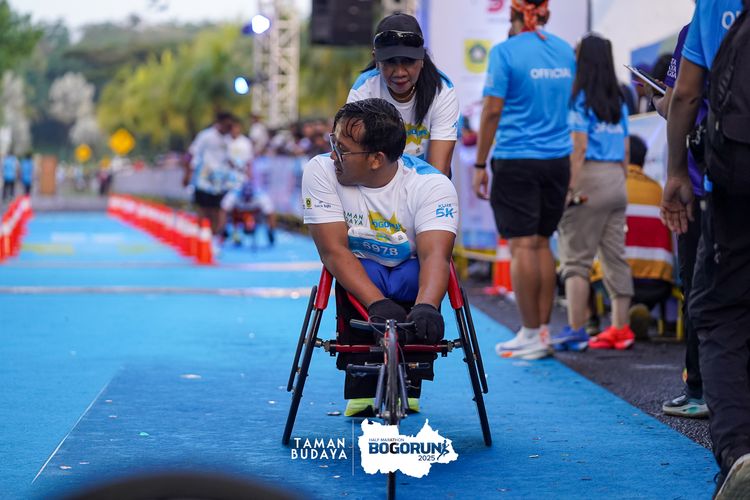 Race photo from Taman Budaya x BOGORUN 2025