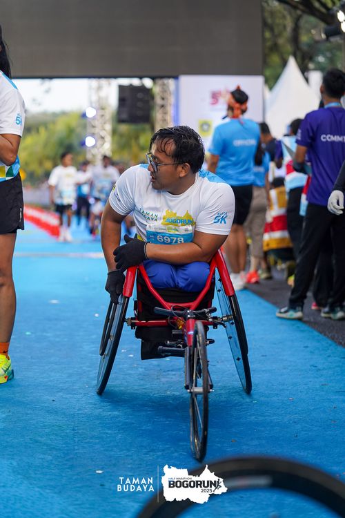 Race photo from Taman Budaya x BOGORUN 2025