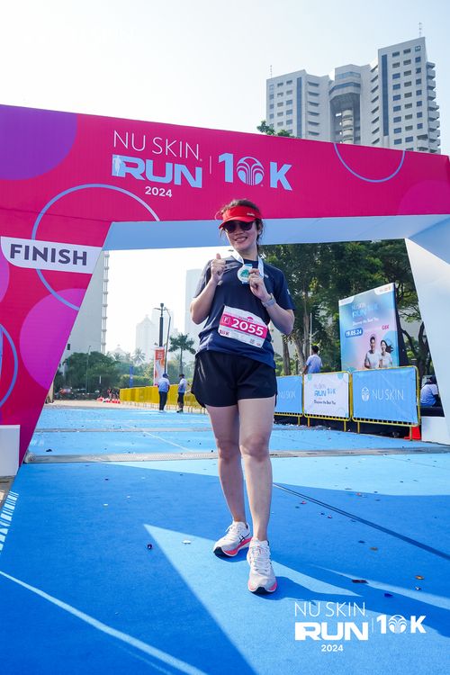 Race photo from Nu Skin Run 10K