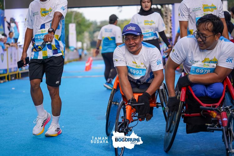 Race photo from Taman Budaya x BOGORUN 2025