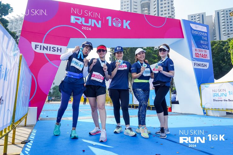 Race photo from Nu Skin Run 10K
