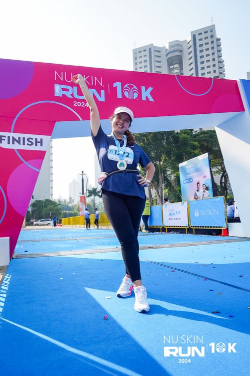 Race photo from Nu Skin Run 10K