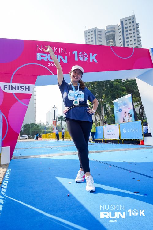 Race photo from Nu Skin Run 10K