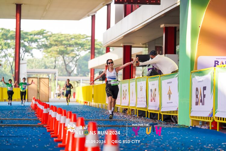 Race photo from BAF LIONS RUN 2024