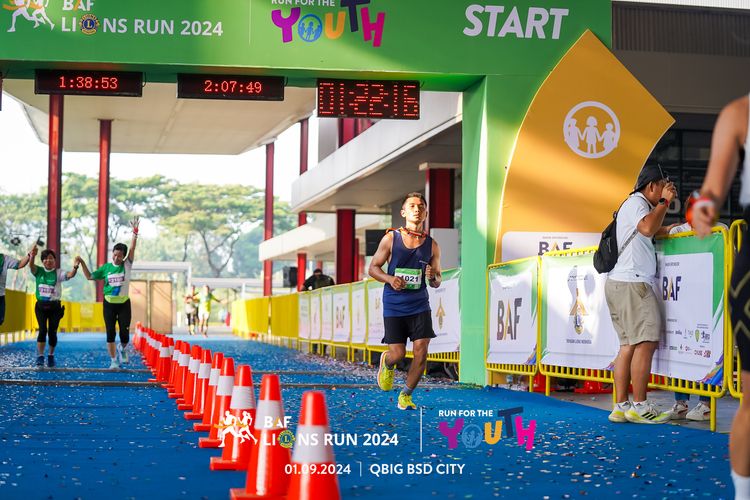 Race photo from BAF LIONS RUN 2024