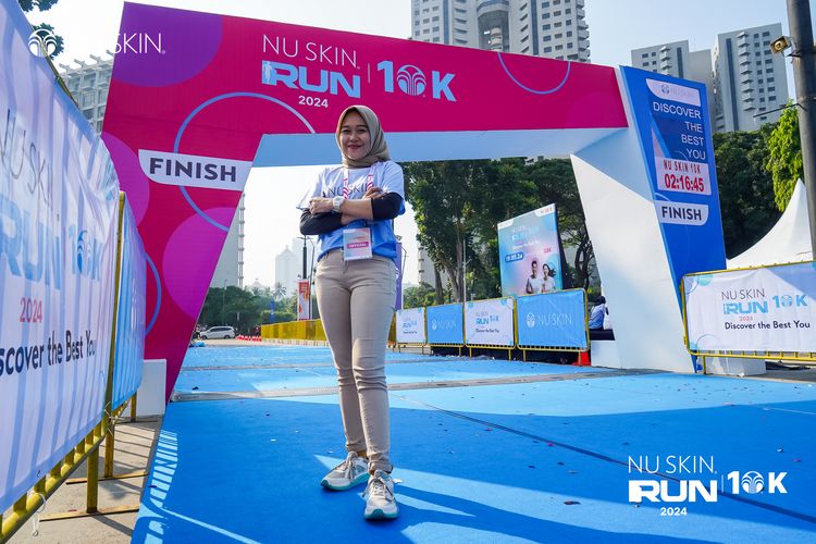 Race photo from Nu Skin Run 10K