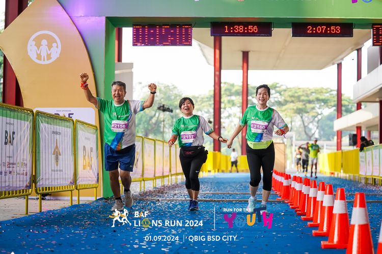 Race photo from BAF LIONS RUN 2024