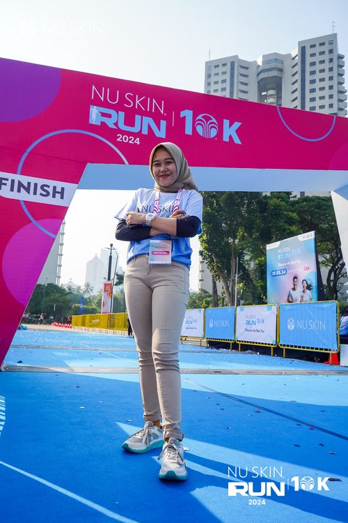 Race photo from Nu Skin Run 10K
