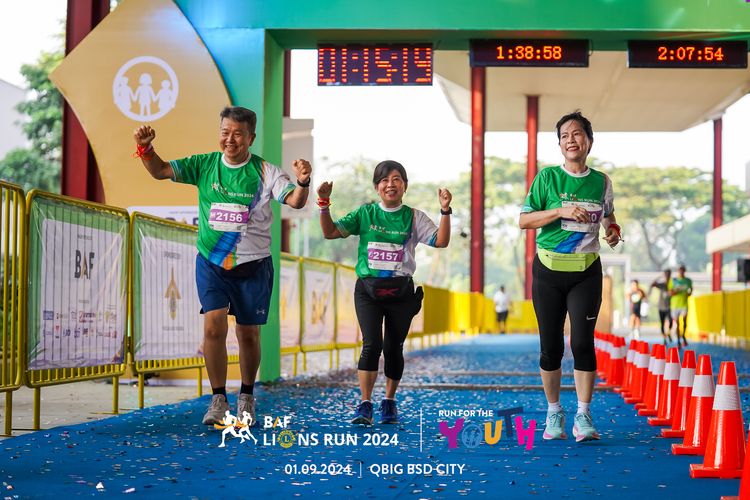 Race photo from BAF LIONS RUN 2024