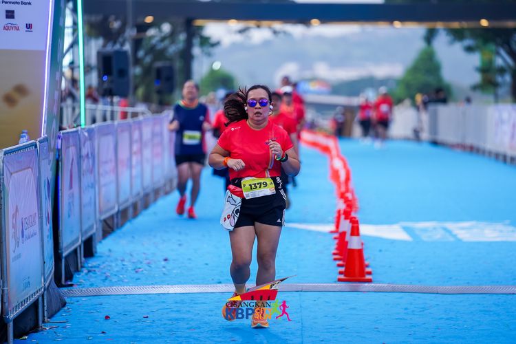 Race photo from CISANGKAN KBP CITY RUN 2025