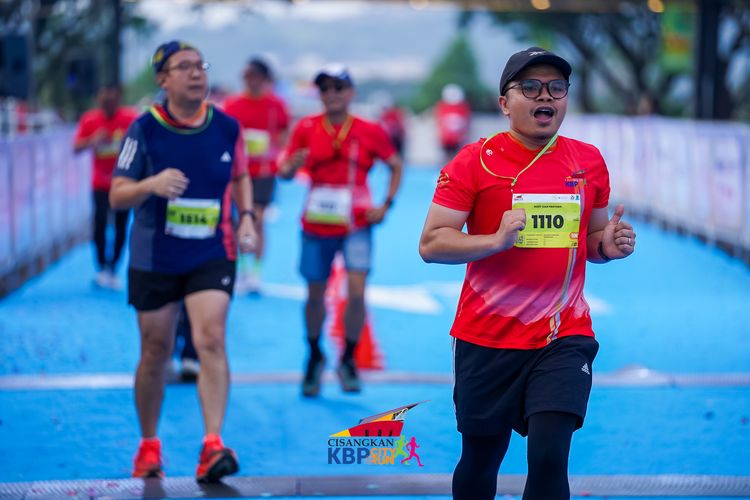 Race photo from CISANGKAN KBP CITY RUN 2025