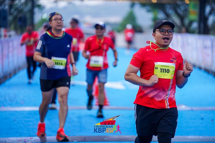 Race photo from CISANGKAN KBP CITY RUN 2025