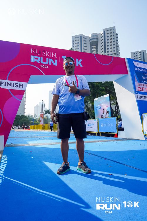 Race photo from Nu Skin Run 10K
