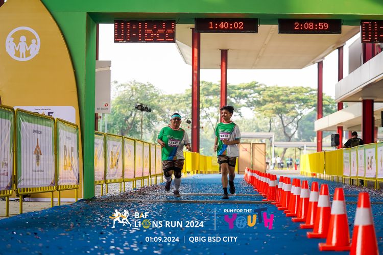 Race photo from BAF LIONS RUN 2024