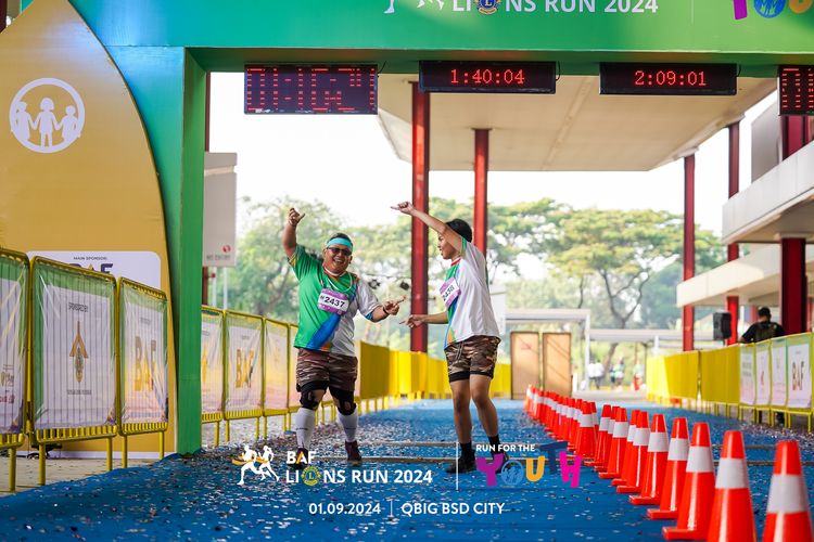 Race photo from BAF LIONS RUN 2024